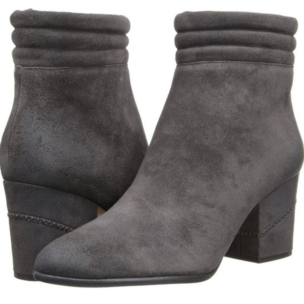 Rebecca Minkoff Benson Suede Ankle Boots in Grey Size 7.5